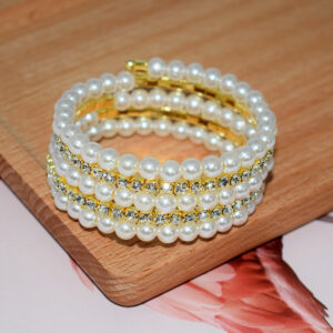5 rows of gold 6mm