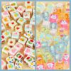 oly-b7cdb7495de2b7239214ef9a74f8fac8 Wholesale 10pcs Cartoon Print Acrylic Square Beads for DIY Jewelry Making, Fashion Craft Accessory, Boutique Resale