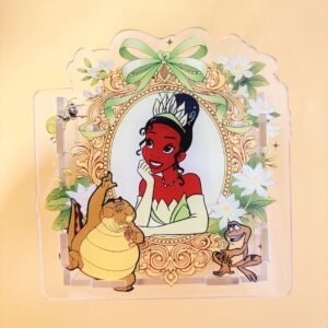 B633-frog princess tiana pen holder