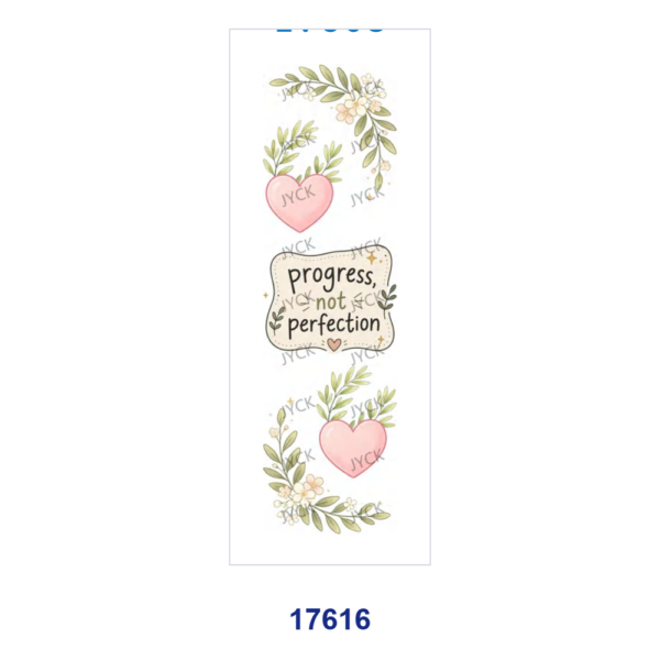 oly-b856e54af98130982b3920eb379b8952 Wholesale 2/8/16pcs Pastel Kawaii Inspirational Cartoon Style Pen and Bookmark Stickers UV DTF Wraps