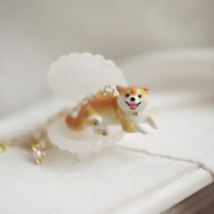 Lucky shiba inu necklace