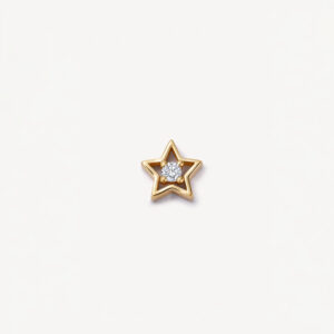 Zirconium five-pointed star (single accessory)