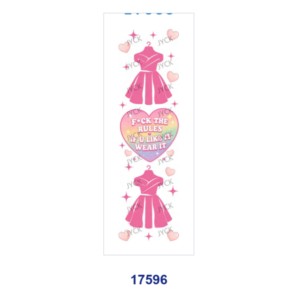 oly-b8c12f2a04094ab9b61f2424ee572257 Wholesale 2/8/16pcs Soft Pastel Inspirational Girl Style Pen and Bookmark Stickers UV DTF Wraps