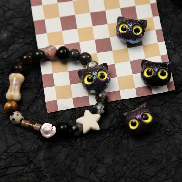 oly-b8c7a72d475d50b820bdea996872e155 Wholesale Acrylic Cat and Owl Loose Beads for DIY Bracelet Jewelry Making Craft Supply
