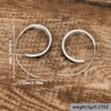 oly-b8ec6f220e74f8ba71372edbd02f93a1 Wholesale Silver Retro Hoop Earrings Bohemian Moon Jewelry Accessory For Women Party Gift