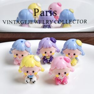 11-randomly mix colors / Size is about 26*27mm (sold by the piece)