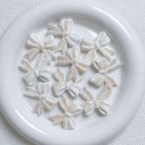 02-white / Size is about 32*28mm, aperture is about 2.9mm