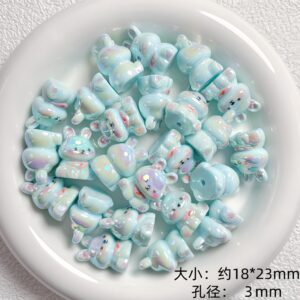 03-blue rabbit / Sold by the piece