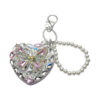 oly-b9bfd48c9a253ae23304f4158c5a2afd Wholesale 3D Butterfly Heart Crystal Folding Mirror Keychain Trendy Boutique Bag Charm Gift For Women