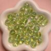 Wholesale Clear Acrylic Round Beads UV Coated for DIY Phone Chain Keychain Making, Fashion Jewelry Accessory, Gift & Boutique Resale