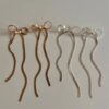 oly-ba26ec8c5951093a6810c579606bfbc8 Wholesale Bow Design Titanium Steel Electroplated Titanium Steel Earrings Party Jewelry Accessory