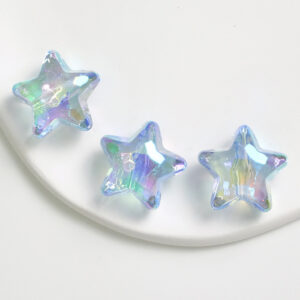 03-five-pointed star light blue / See details for dimensions