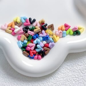17-randomly mix colors / Size is about 8mm, hole diameter is about 1.4mm