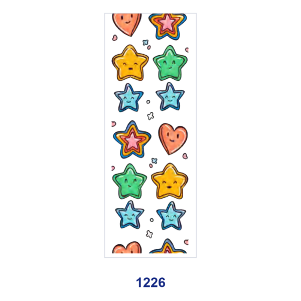 oly-ba67787aaffecb604fc75adf044fb997 Wholesale 2/8/16pcs Colorful Flower Star Cloud Rainbow Mushroom Butterfly Candy Print Pen and Bookmark Stickers UV DTF Wraps