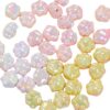 oly-ba9040c0564073fe11e07d8c729a7f30 Wholesale Electroplated Acrylic Cat Paw Beads - Cream Phantom Color Loose Beads for DIY Jewelry Making, Phone Charms, and Hair Clips