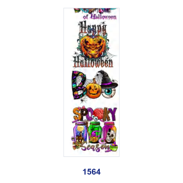 oly-babdd4888480da44226d27a426d9d4db Wholesale 2/8/16pcs Halloween Pumpkin Witch Haunted House Wolf Spooky Cupcake Quote Art Print Pen and Bookmark Stickers UV DTF Wraps OLY Exclusive
