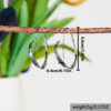 Wholesale Electroplated Alloy Spiral Exaggerated Large Circle Earrings Stylish Party Everyday Jewelry Gift