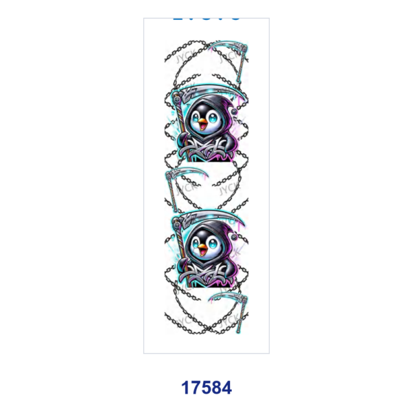 oly-bb39611ca12896e5329671bd89b01017 Wholesale 2/8/16pcs Neon Gra Gothic Cute Monster Animal Pen and Bookmark Stickers UV DTF Wraps