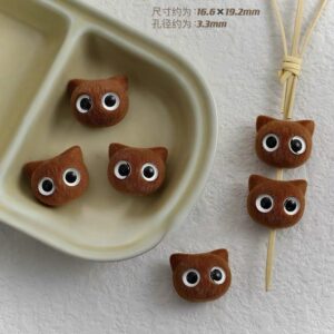 11-chocolate white eyes / See picture for size (sold by piece)
