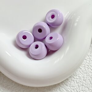 11-light purple / Size is about 9*12mm, hole diameter 2.5mm