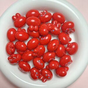 09-real luminous red / Size is about 20mm