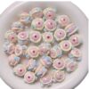 oly-bbfdaca5fdb59fb660c5724b94a566e8 Wholesale Trendy Hand Painted Macaron Acrylic Loose Beads 16mm for DIY Jewelry Bag Charm Phone Chain