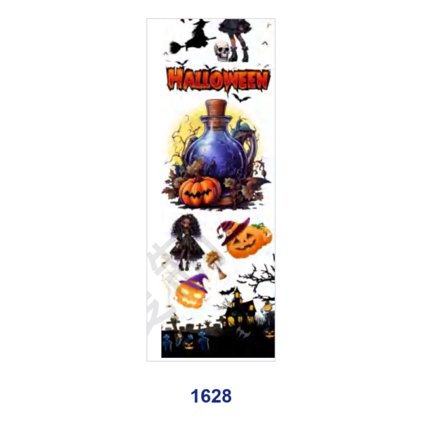 oly-bc07bfe5e0daa3af62087d68056ff5df Wholesale 2/8/16pcs Halloween Christmas Pumpkin Castle Print Pen and Bookmark Stickers UV DTF Wraps OLY Exclusive