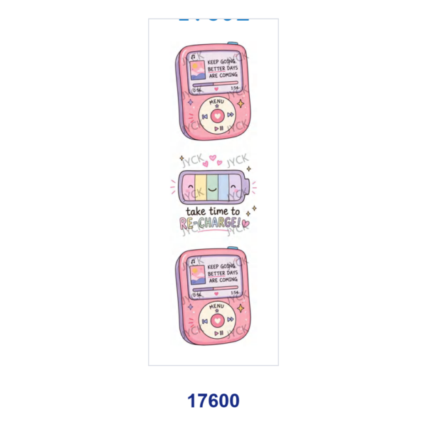 oly-bc096af8eb8a4c0287986a9a28ca2978 Wholesale 2/8/16pcs Soft Pastel Inspirational Girl Style Pen and Bookmark Stickers UV DTF Wraps