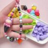 oly-bc648b0c37fa77c5c66e4f48dfaf930d Wholesale Stylish Acrylic Ice Cream Cone Beads for DIY Phone Charm Keychain Jewelry Making
