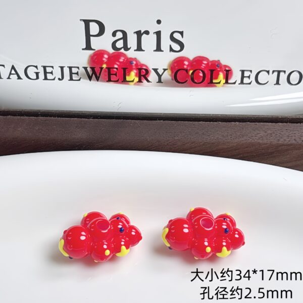 oly-bc83db91d59deef45f8e3aaf1672dc05 Wholesale Acrylic Hand Painted Cloud Beads Cute Baked Enamel Charms for DIY Jewelry Bag Charm Phone Strap and Resale