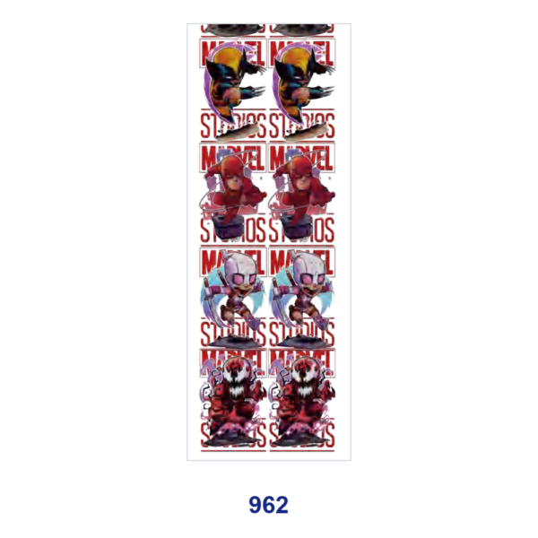 Wholesale 2/8/16pcs Cute Puppy Superhero Dolphin Tiger Wolf Rock Music Character Print Pen and Bookmark Stickers UV DTF Wraps OLY Exclusive