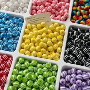 14-randomly mixed colors / 8mm (sold by the piece)