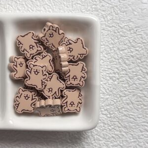 08-light coffee line puppy / Sold by the piece
