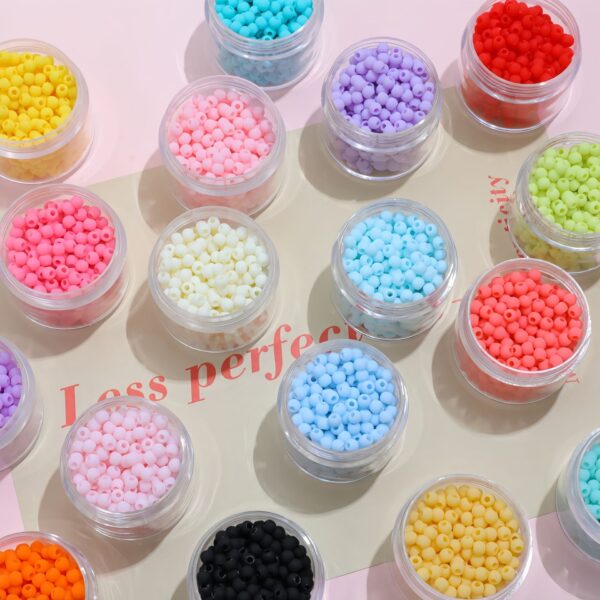 oly-bd0ceca6ba8671e965214cd78c76333f Wholesale Chic Macaron Pink Acrylic Beads 6mm 100pcs DIY Jewelry Making Kit for Bracelets Phone Charms Gift