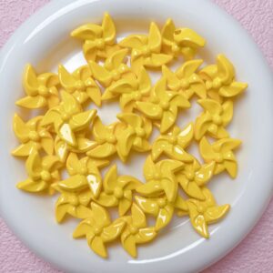 04-yellow / Size is about 22mm, hole diameter is about 3mm