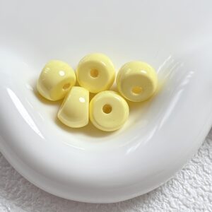 13-light yellow / Size is about 9*12mm, hole diameter 2.5mm
