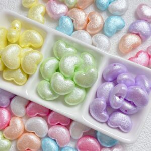 oly-bddb8e296296097004ba2b88066f42d7 Wholesale Heart Shape Pearlescent Acrylic Beads for DIY Phone Keychain Jewelry Making - Chic Gift Craft Supply