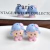 oly-bded7bddfe519fb1a3977180fd46a564 Wholesale Silicone Cute Cartoon Sitting Girl Loose Beads for DIY Phone Chain Keychain Jewelry Accessory