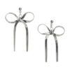 oly-bdf9751602d888504ff034043a875541 Wholesale Trendy Bow Design Earrings Tone Titanium Steel Electroplated Fashion Accessory For Women Great For Party And Gift