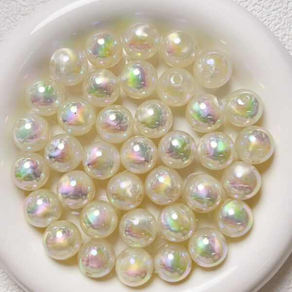 oly-be138f252f28bc116bca280d88f5ffc9 Wholesale Electroplated Glow in the Dark Acrylic Round Beads with Flowing Pattern for DIY Phone Charms Keychains Fashion Accessory Gift Boutique