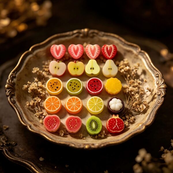 Wholesale Half-Cut Fruit Resin Charms DIY Phone Case Keychain Decorative Fashion Accessory Boutique Gift