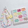 Wholesale Glossy Acrylic Swiss Roll Loose Beads Trendy DIY Jewelry Accessory for Bag Charm Phone Strap Car Key Accessory