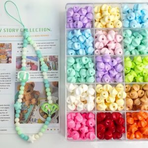 oly-be50f64653c72b642dc79ccc278e1cd1 Wholesale Macaron Acrylic Star Beads for DIY Jewelry Making Trendy Craft Supply Boutique Bracelet Necklace Accessory