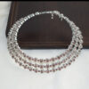 oly-bed137f3ea8423a83eb04d938bab3118 Wholesale Multi Layer Rhinestone Choker Necklace Crystal Collar Bridal Jewelry Accessory