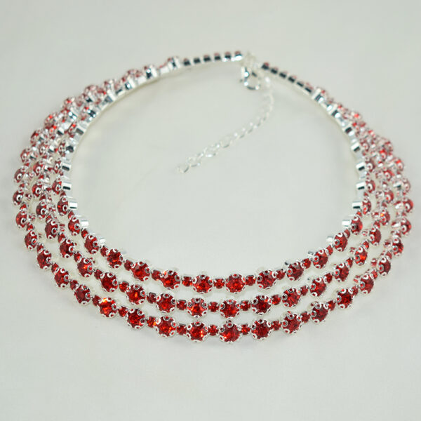 oly-beeaca2184e56c9cd4b6c45bbea93ef5 Wholesale Multi Layer Rhinestone Choker Necklace Crystal Collar Bridal Jewelry Accessory