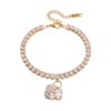 oly-bf304472efee0ebce357ba61efb4e0f8 Wholesale Trendy Geometric Zircon Animal Bracelet Stainless Steel Electroplated Women S Fashion Jewelry Accessory Gift For Boutique Resale
