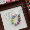 Wholesale Rainbow Striped Candy Resin Beads 6/8/10mm Loose for DIY Jewelry Making and Phone Charm Craft Supply Fashion Accessory Boutique Resale