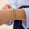 oly-bf69bb0caeb246fb40d162ae3048b8c6 Wholesale Stylish Zircon Stretch Bracelet With Flower Star Hand Charms Copper Jewelry Accessory For Women Boutique Gift