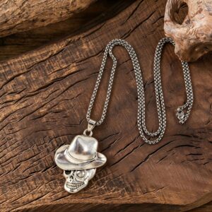 oly-bfb1aa214faeb2073d69ad5bb687e1ba Wholesale Gold Plated Skull Necklace Vintage Cowboy Punk Trendy Jewelry Accessory