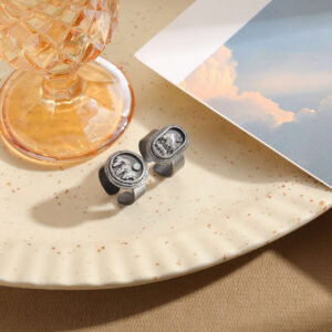 Wholesale Vintage Geometric Moon Mountain Ring For Unisex Distressed Finish Fashion Jewelry Accessory Boutique Resale Gift